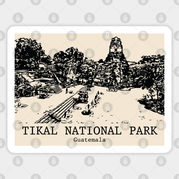 Tikal National Park - Guatemala Magnet by Lakeric